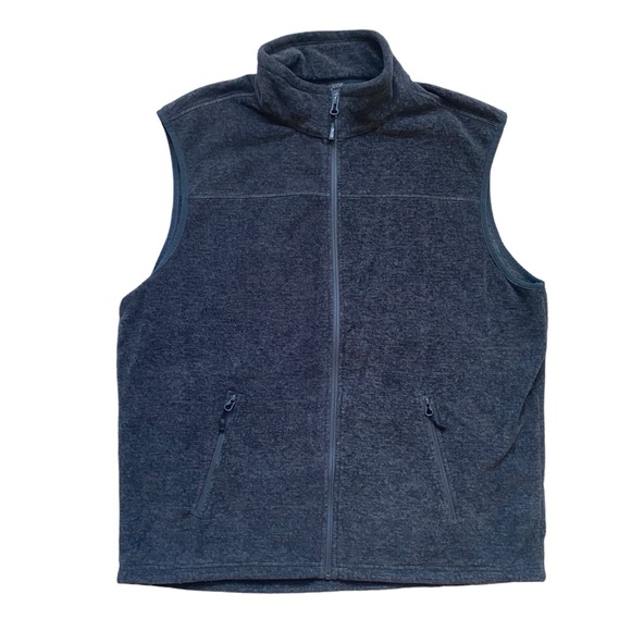 Gander Mountain Guide Series Men's Grey Fleece Full Zip Vest Size Large - Picture 1 of 9